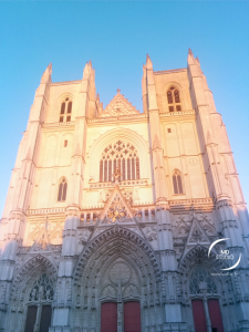 heure dorée sur la Cathédrale de Nantes | vue 2 | photo MDstudio