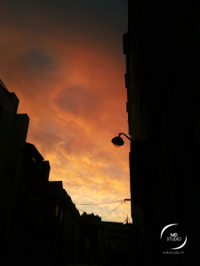 ciel de janvier, rue d'Orléans à Nantes | MDstudio