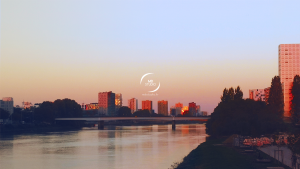 Vue sur la Loire en fin d'après-midi, Bras de la Madeleine, Nantes | photo MDstudio