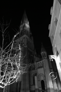 arbre et décorations de Noël - église St Nicolas à Nantes | photo MDstudio